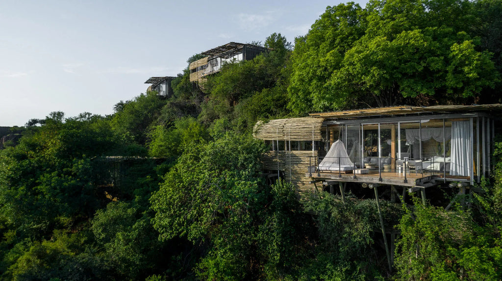 Exterior Suite View at Singita Lebombo Lodge, Kruger National Park, South Africa.