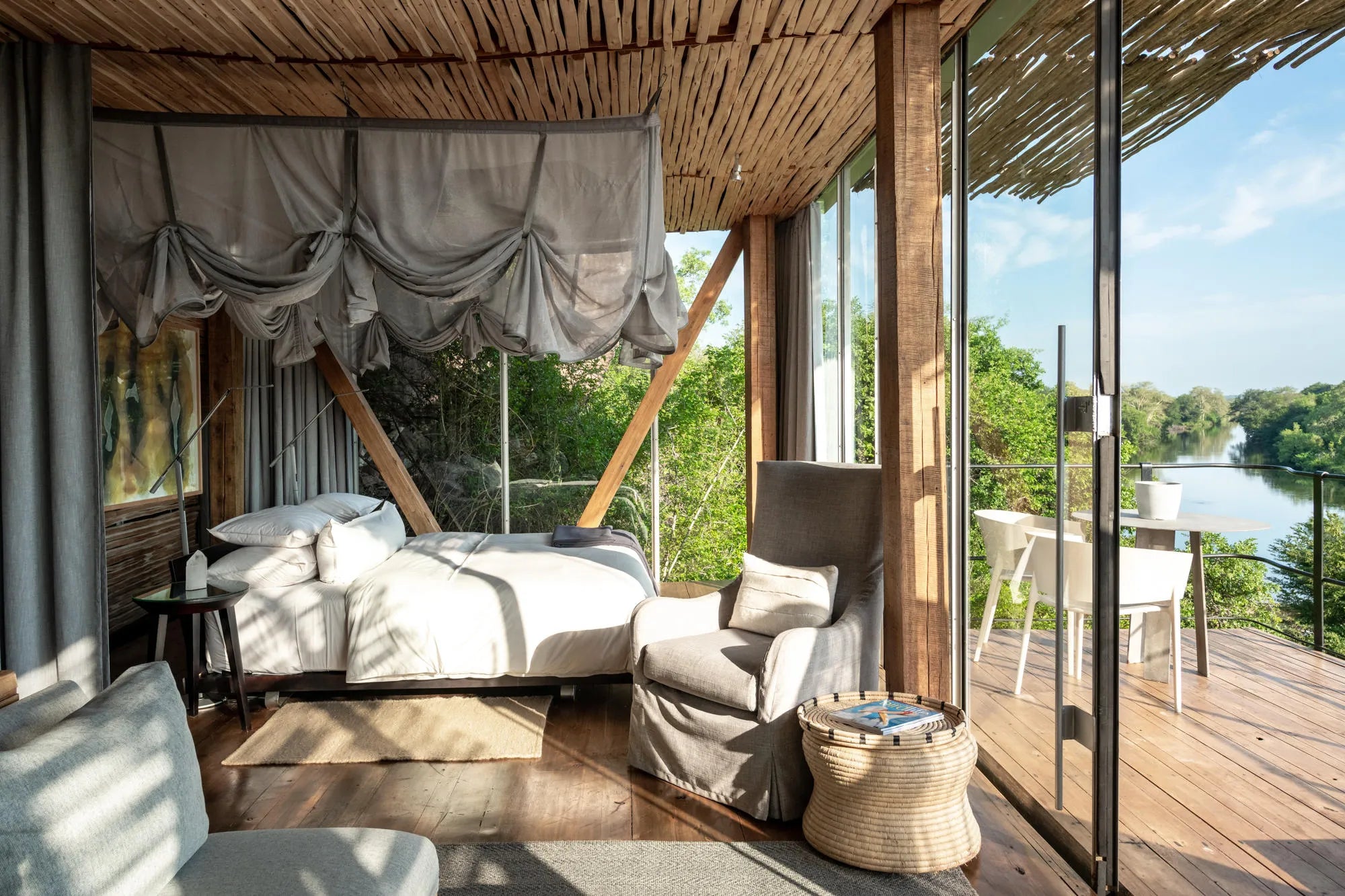 Suite Interior at Singita Lebombo Lodge, Kruger National Park, South Africa.