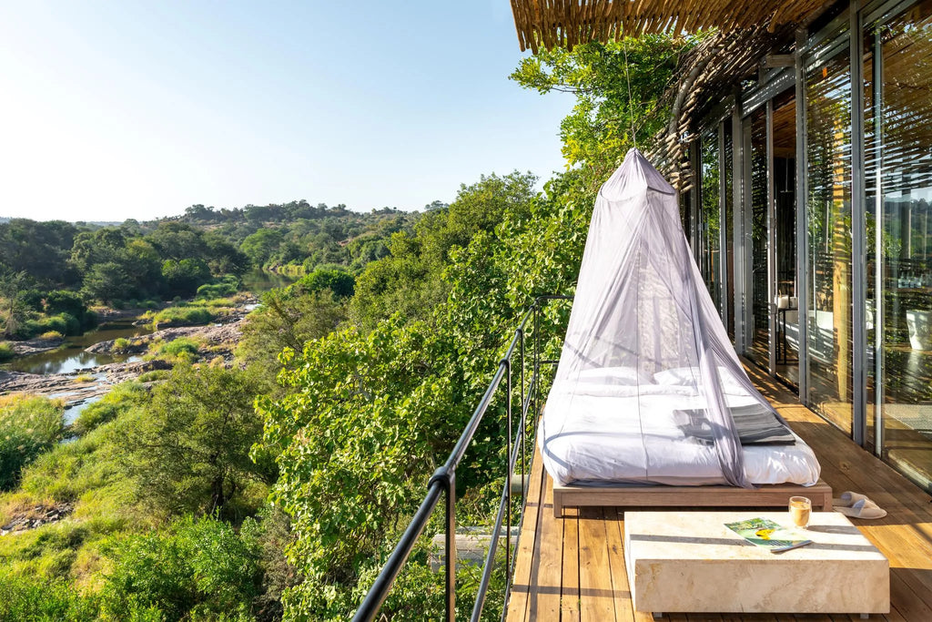 Balcony View at Singita Lebombo Lodge, Kruger National Park, South Africa.