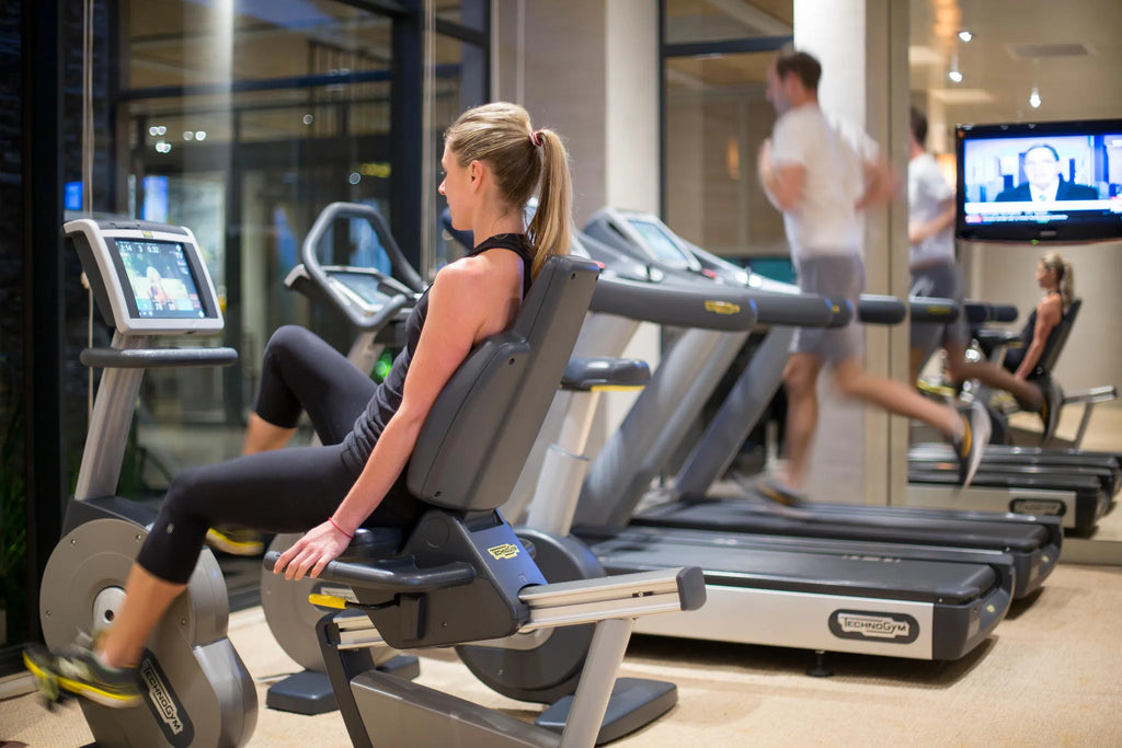 Techno Gym at Delaire Graff Lodges & Spa, Stellenbosch, South Africa.