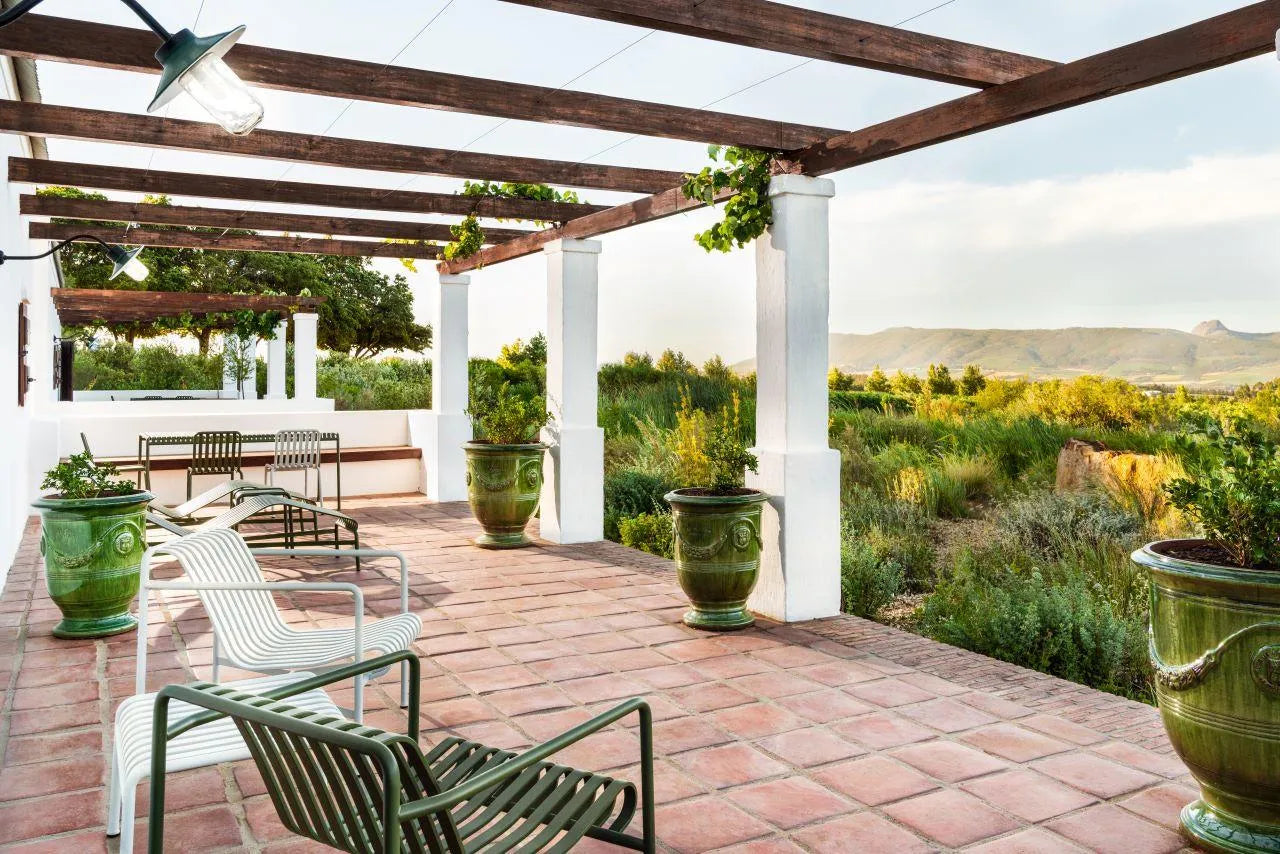 The perfect spot at Babylonstoren Farm Hotel, Franschhoek, South Africa.