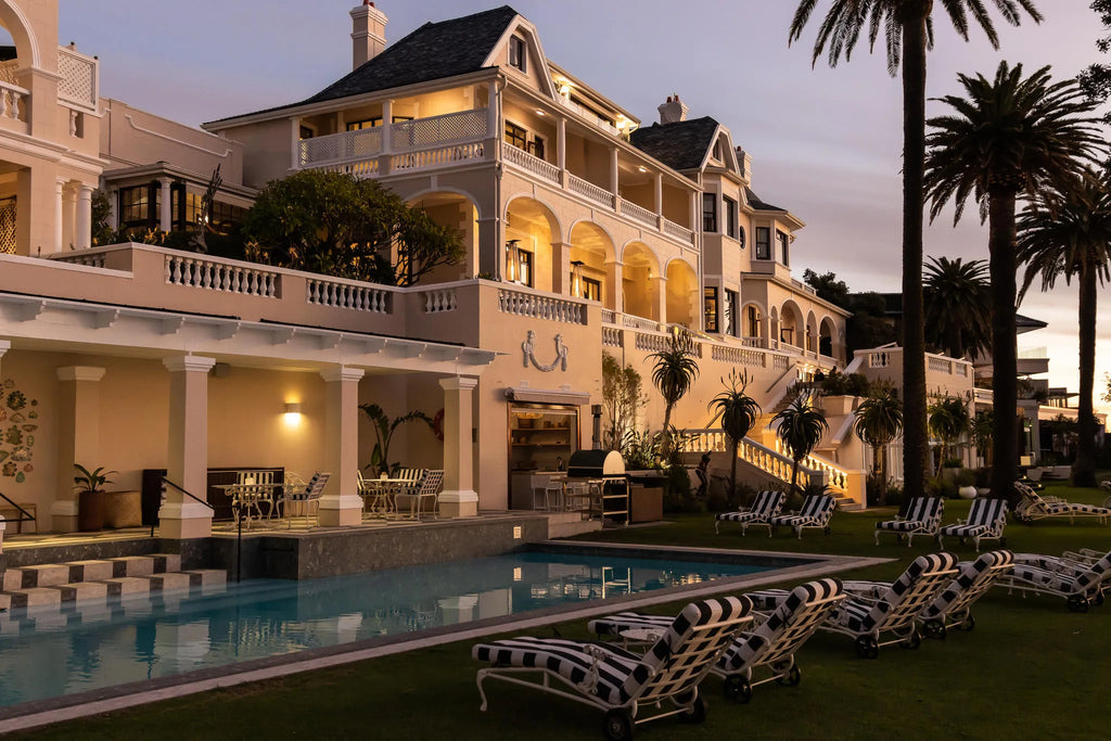 Ellerman House Exterior (Evening) at Ellerman House, Cape Town, South Africa.