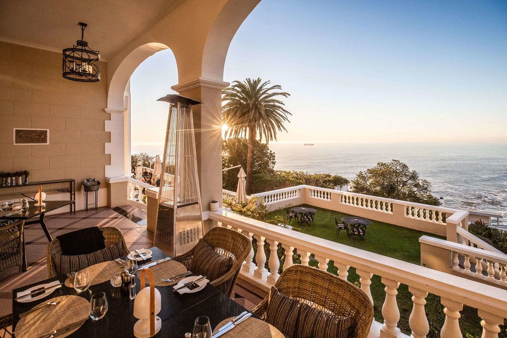 Ellerman House Terrace at Ellerman House, Cape Town, South Africa.
