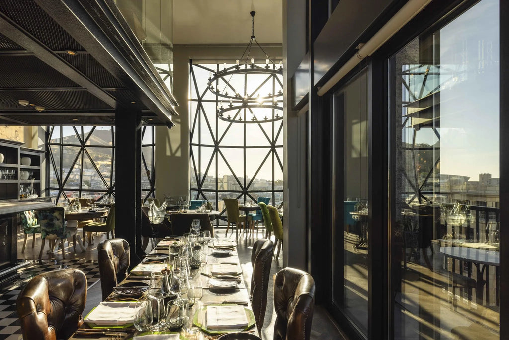 The Granary Café at The Silo Hotel, Cape Town, South Africa.