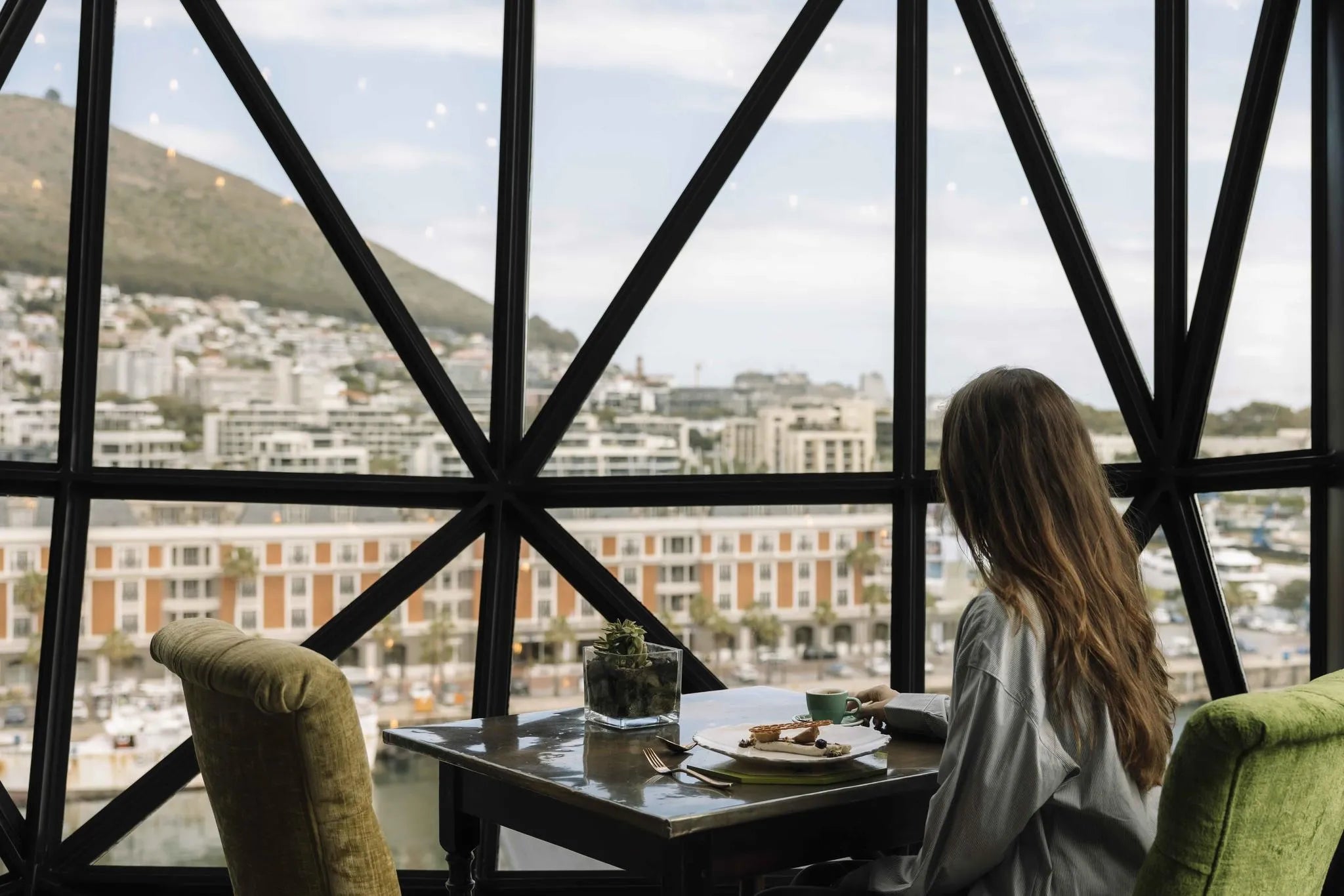 The Granary Café at The Silo Hotel, Cape Town, South Africa.