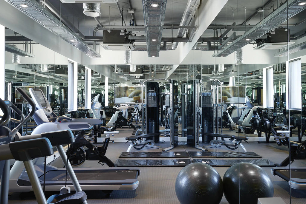 The Silo Gym at The Silo Hotel, Cape Town, South Africa.