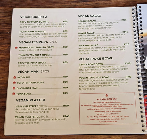 Aiko Sushi, Cape Town South Africa