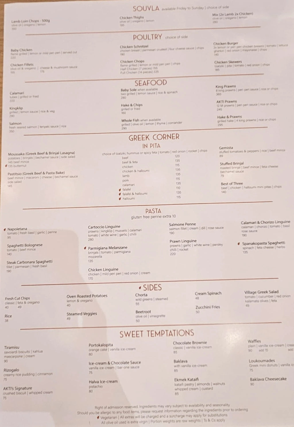 AKTI Mediterranean Bedford, Bedfordview South Africa