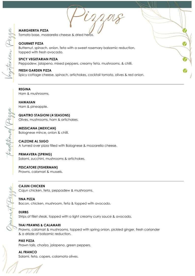 Al Pescatore Italian Restaurant, Ballito South Africa