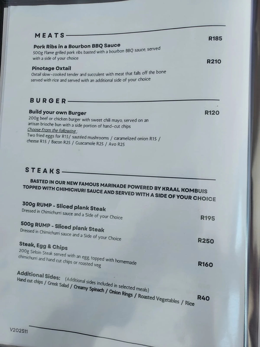 Alegria Restaurant, St Helena Bay South Africa