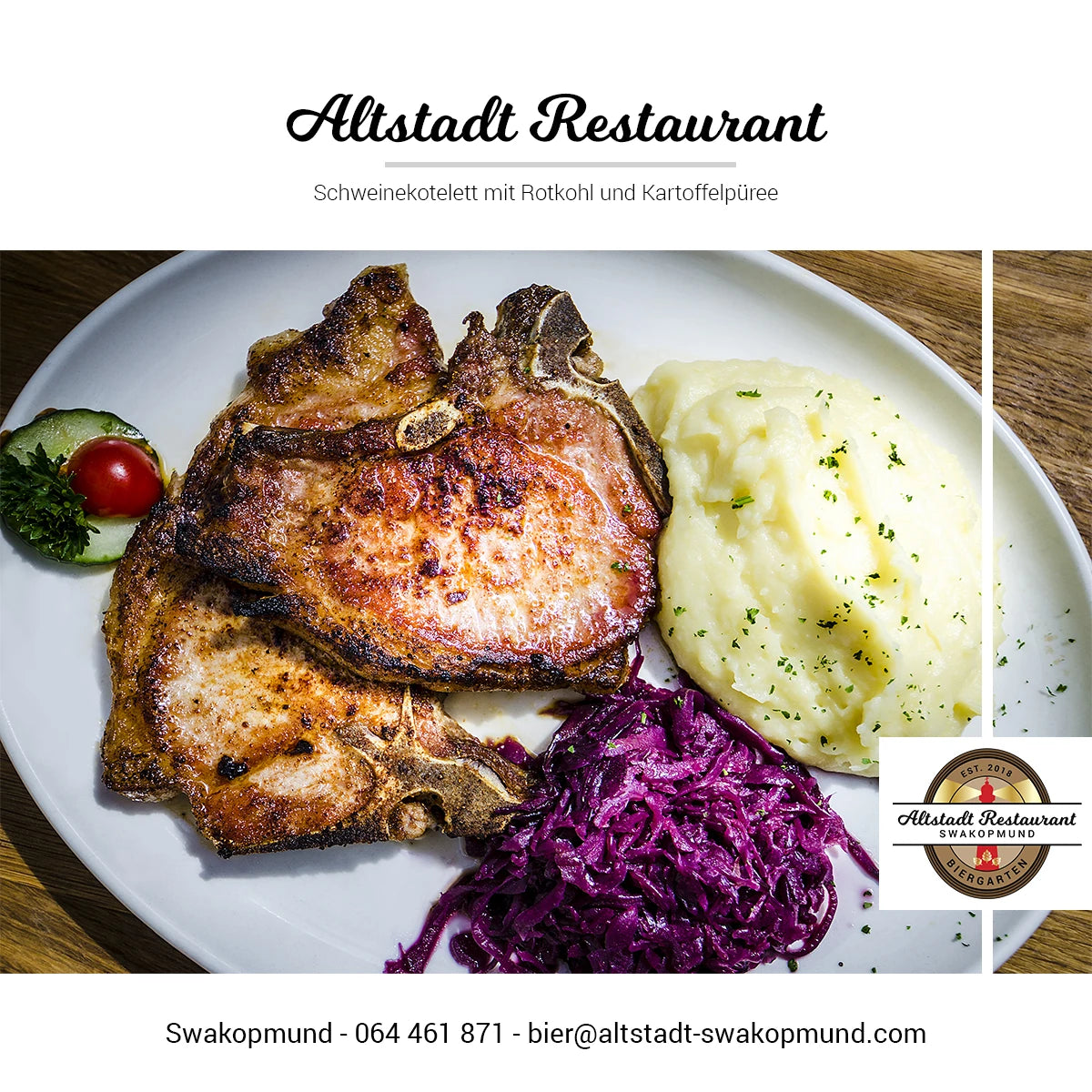 Altstadt Restaurant, Swakopmund Namibia