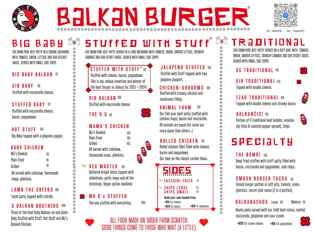 BALKAN BURGER, Gqeberha South Africa