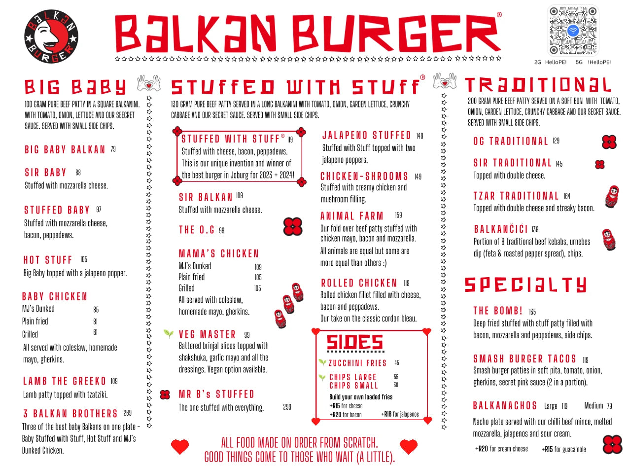 BALKAN BURGER, Gqeberha South Africa