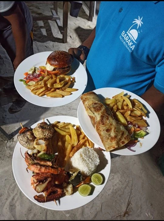 Baraka Beach Restaurant, Zanzibar Tanzania
