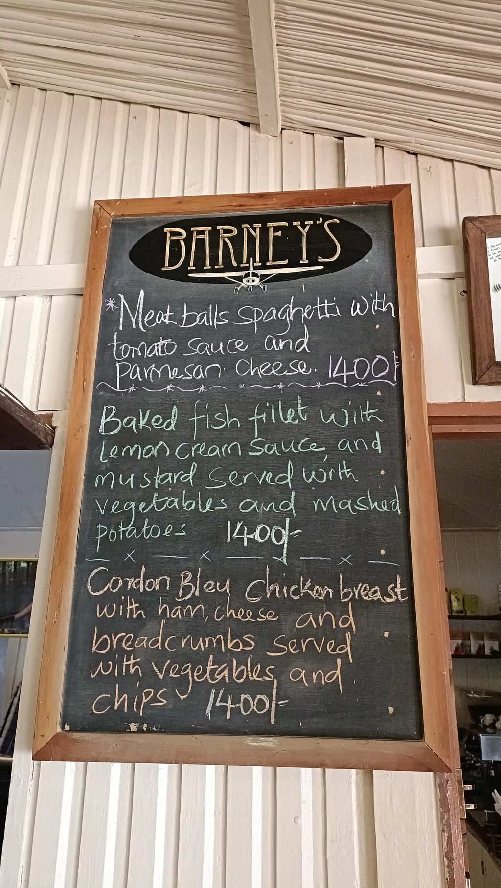 Barney's Bar and Restaurant, 
Airstrip Nanyuki Laikipia Kenya