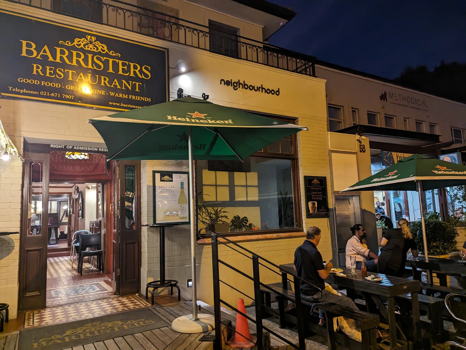 Barristers Grill & Cafe Newlands, Cape Town South Africa