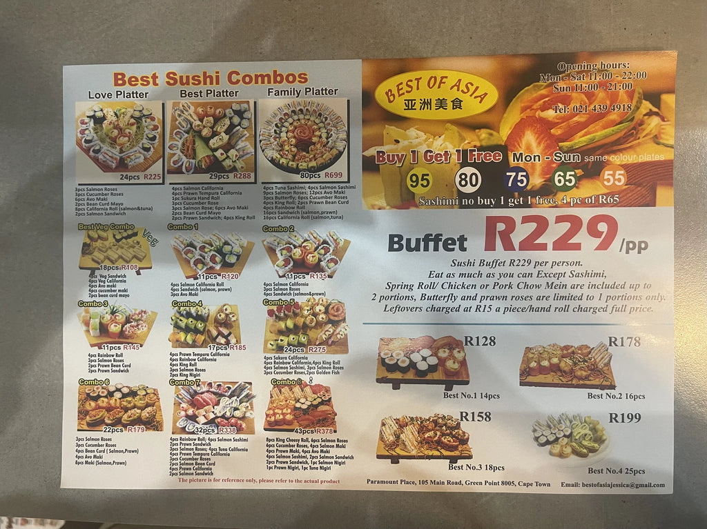 Best Of Asia Green Point, Cape Town South Africa