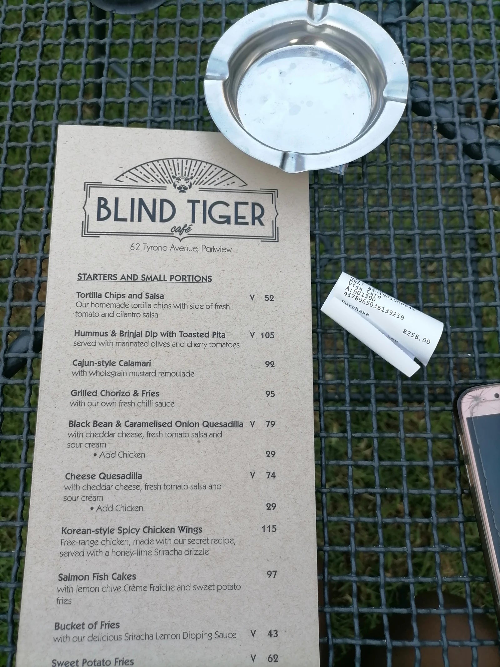 Blind Tiger Café, Randburg South Africa