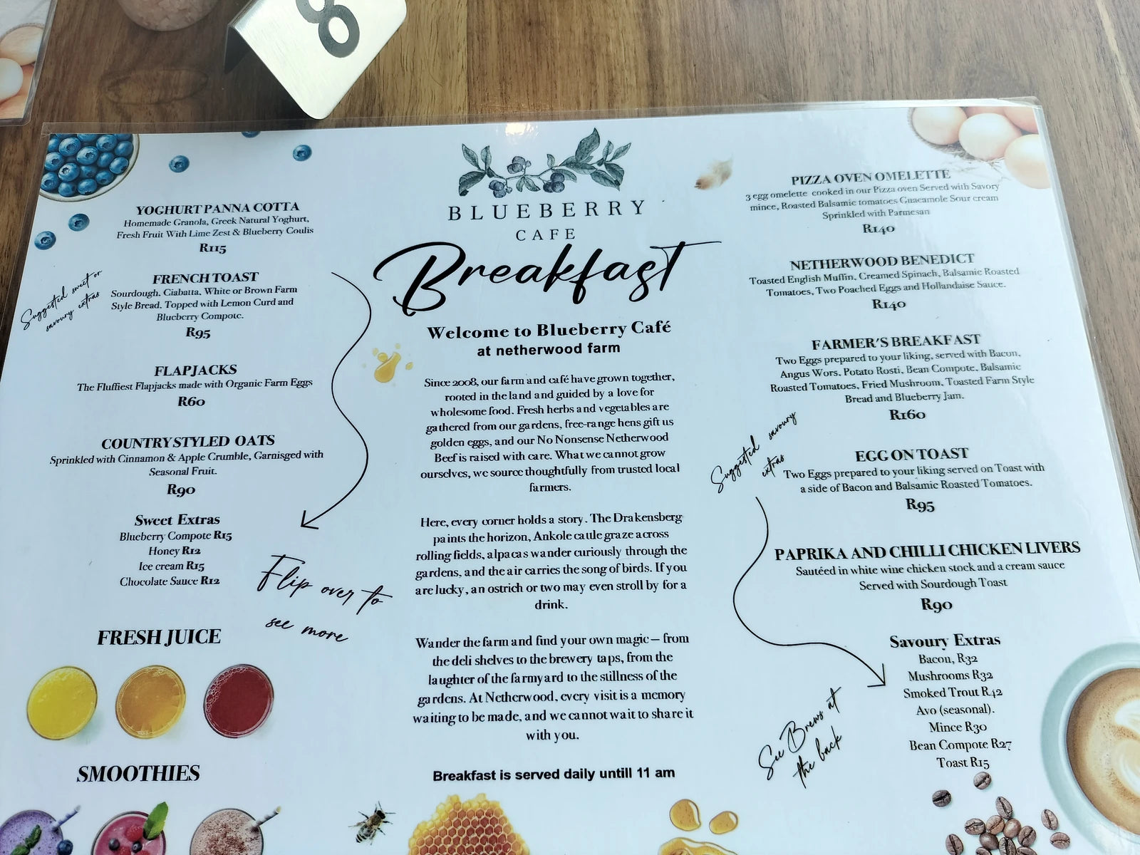 Blueberry Cafe, Nottingham Road South Africa