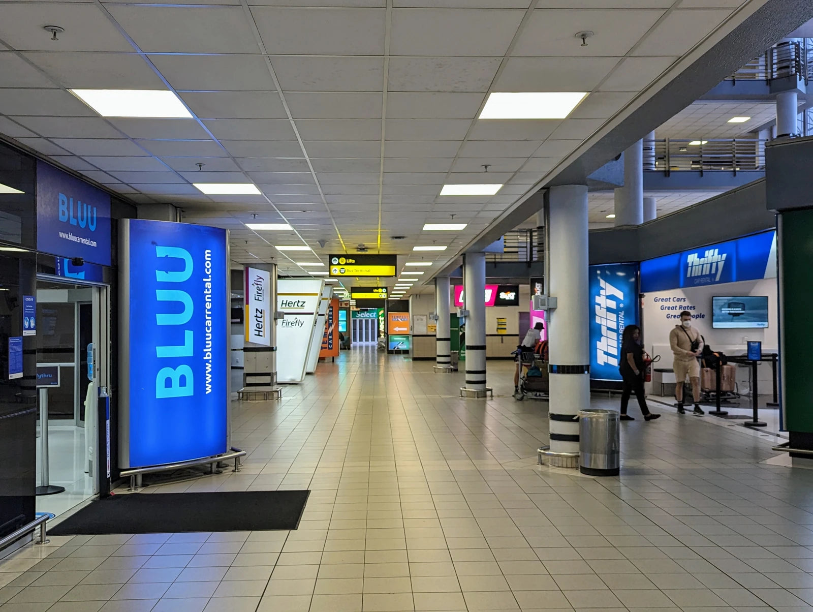 Bluu Car Rental O.R. Tambo International Airport, Kempton Park South Africa