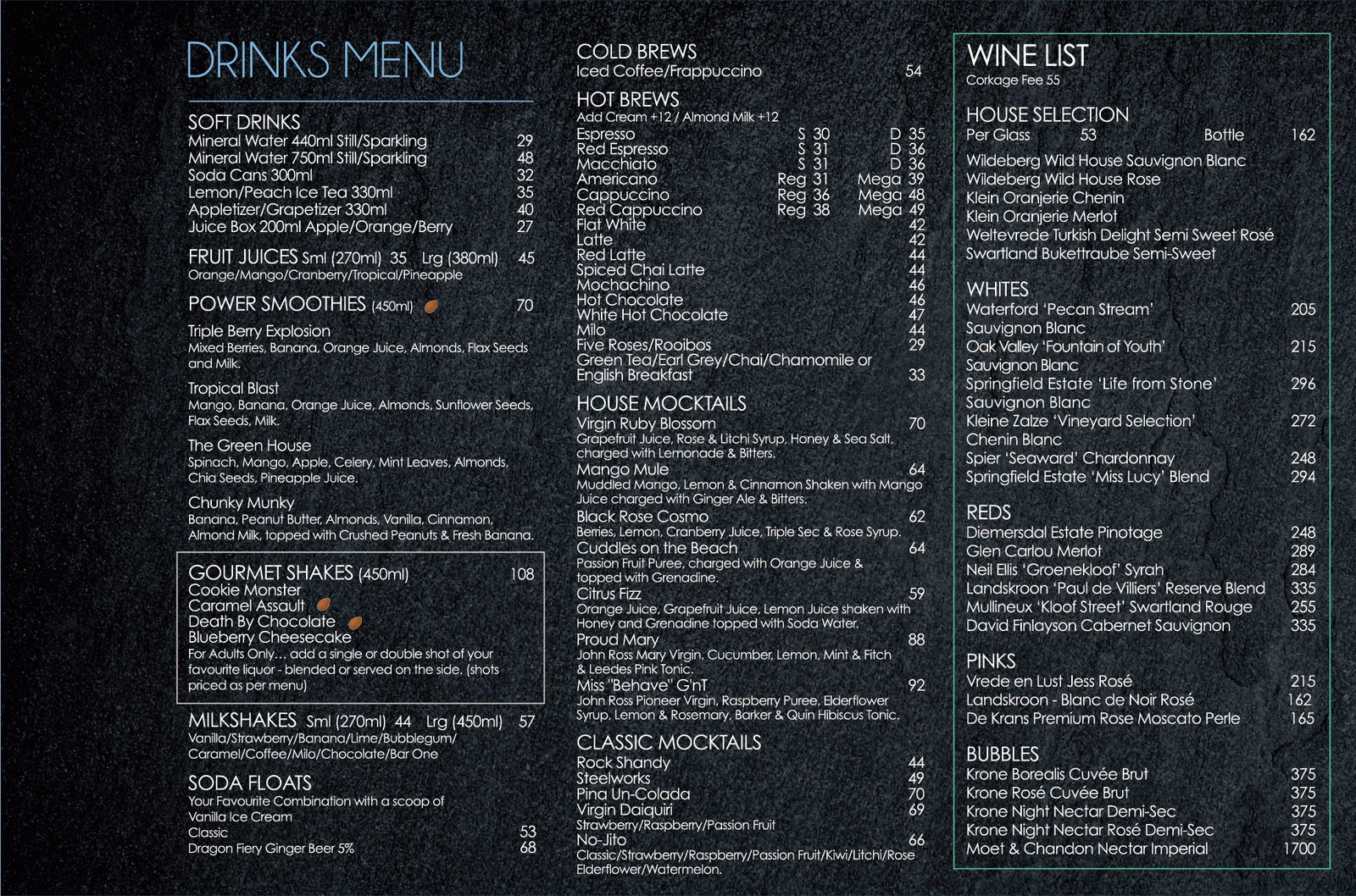 C-Bali Restaurant, Margate South Africa