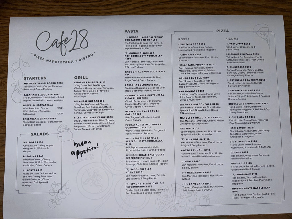 Cafe 28, Sandton South Africa