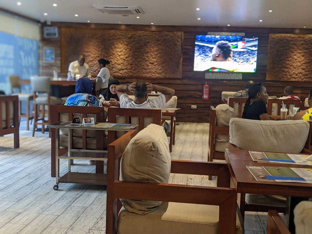 Café Aroma, 
Dar es Salaam Tanzania
