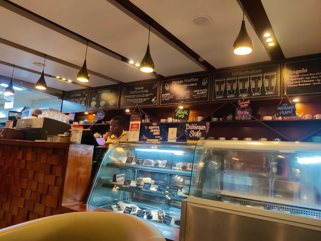 Café Aroma, 
Dar es Salaam Tanzania