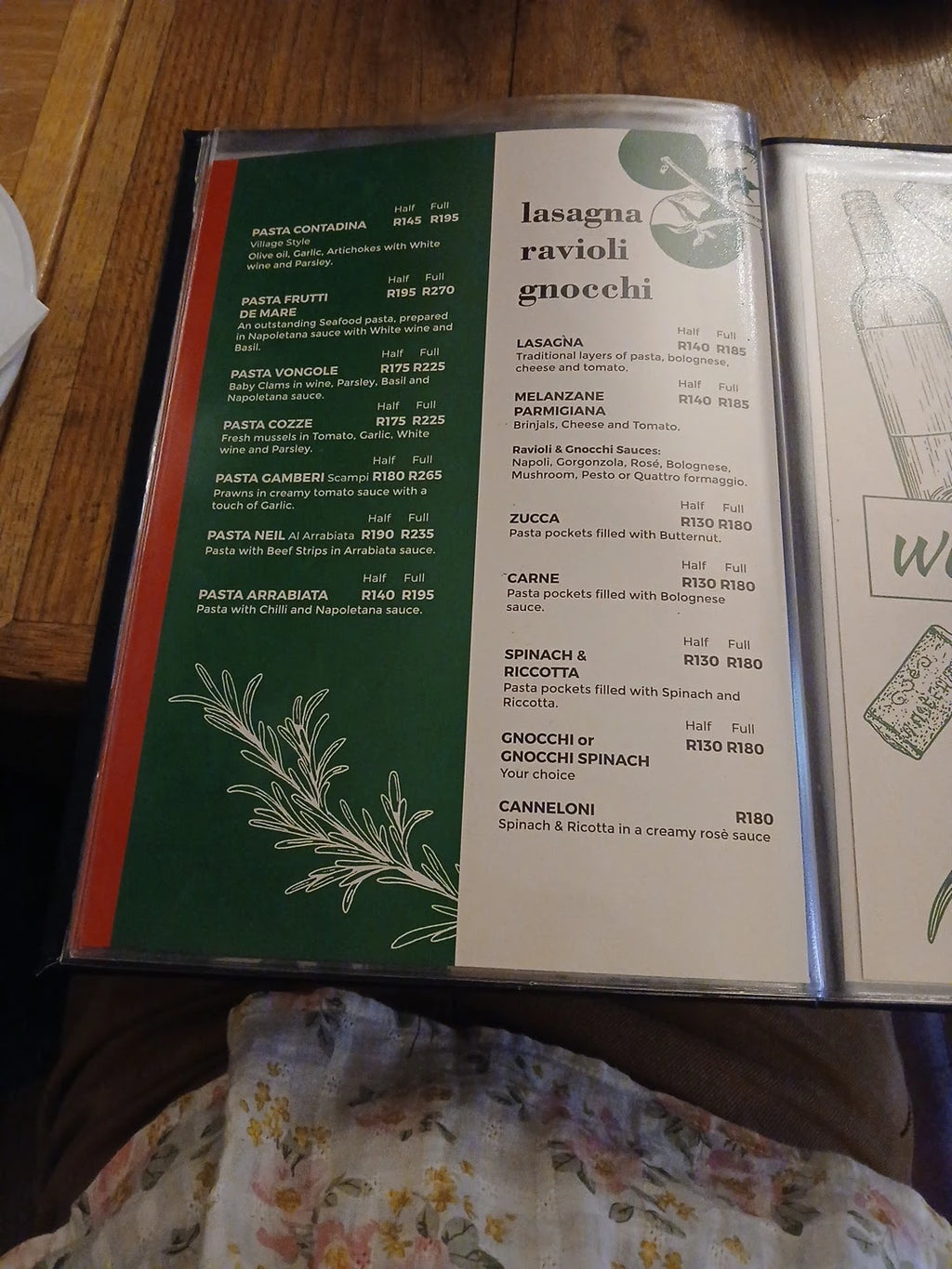 Casareccio Cucina Italiana, Cape Town South Africa