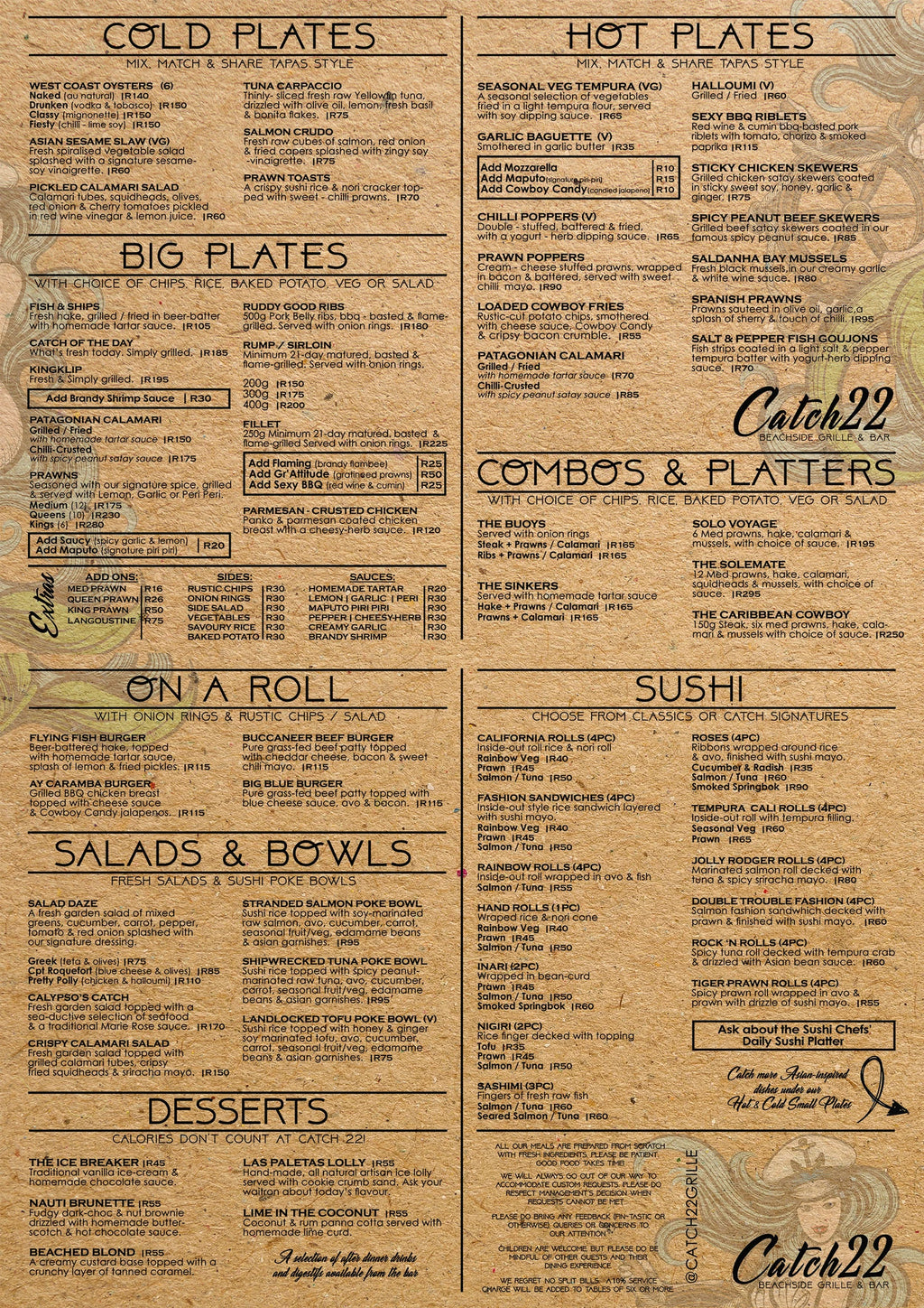 Catch 22 Beachside Grille and Bar,  South Africa