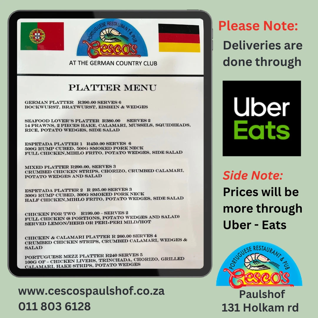 Cesco’s Paulshof, Johannesburg South Africa