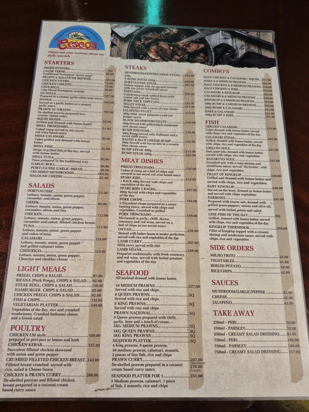 Cesco's Portuguese Pub & Restaurant, Randburg South Africa