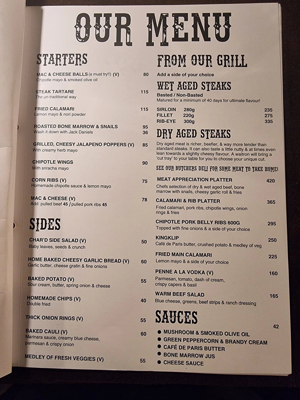 Char’d Grill & Wine Bar, Hermanus South Africa