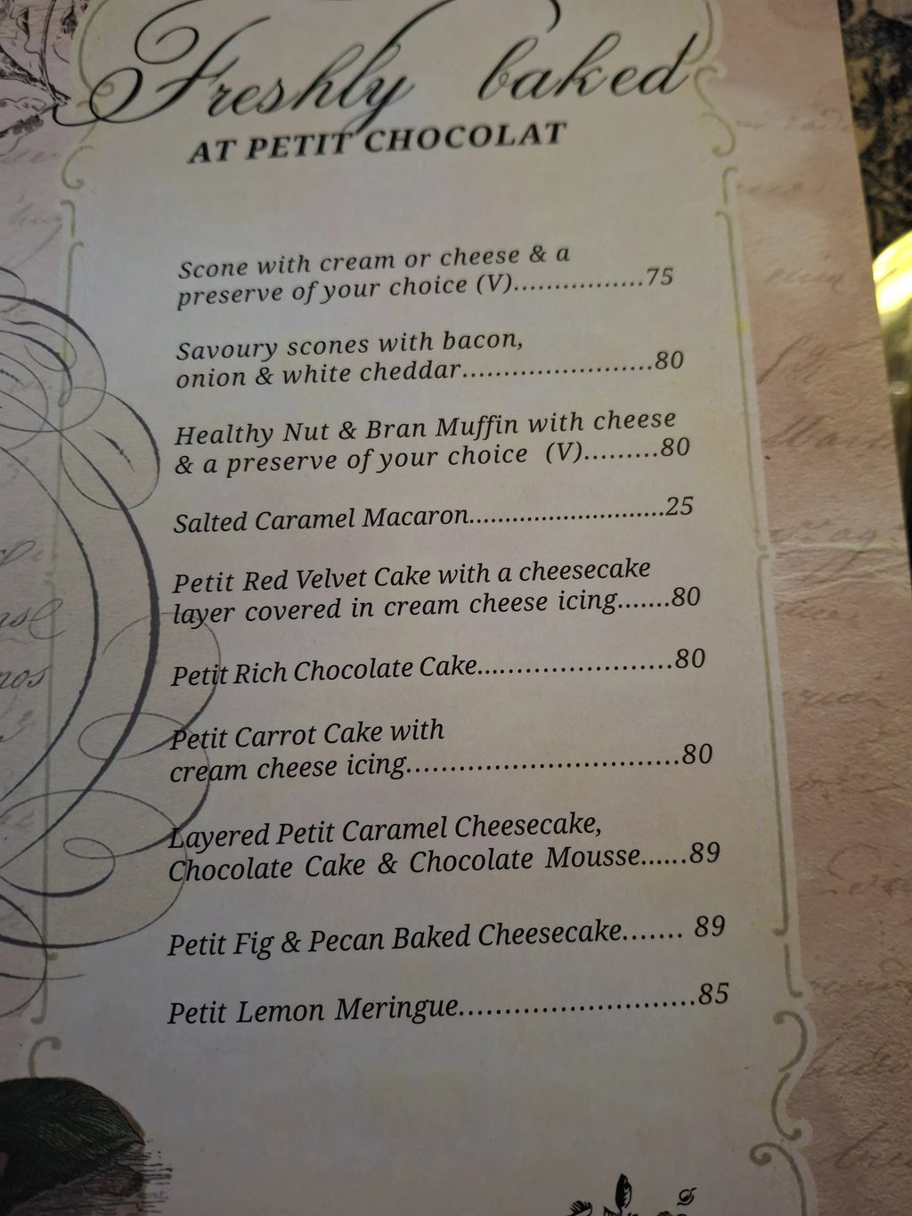 Chocolat Bistro, Cape Town South Africa