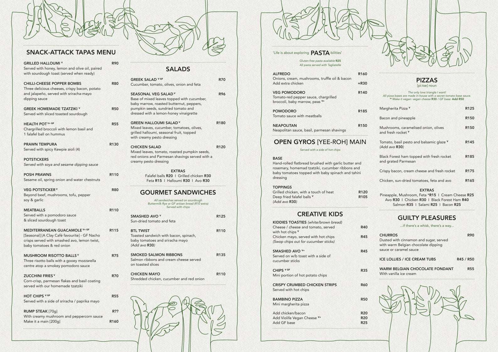 Clay Cafe in the City | Pottery Café and Tapa’s Bar, Cape Town South Africa