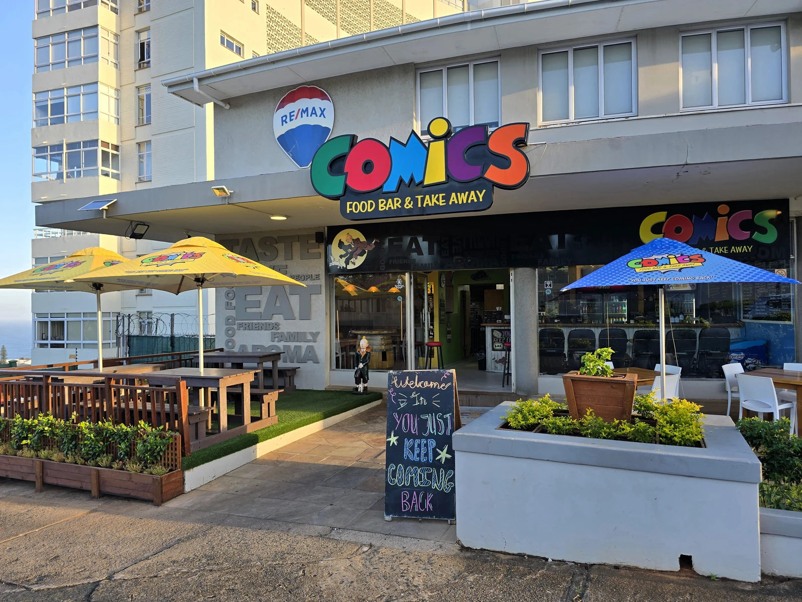 Comics - Food Bar & Take Away, Durban South Africa