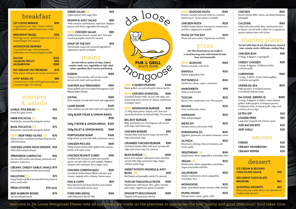 Da Loose Mongoose Pub & Grill and Guest House, White River South Africa