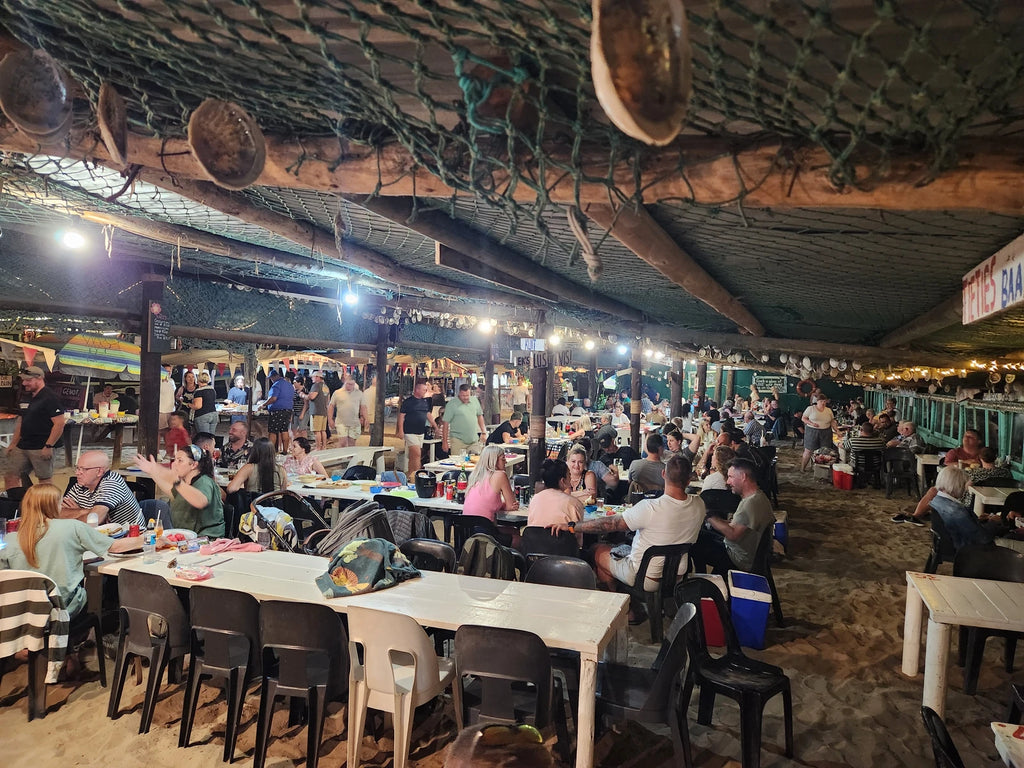 De Vette Mossel Grootbrak | Beach Seafood Restaurant Experience, Great Brak River South Africa