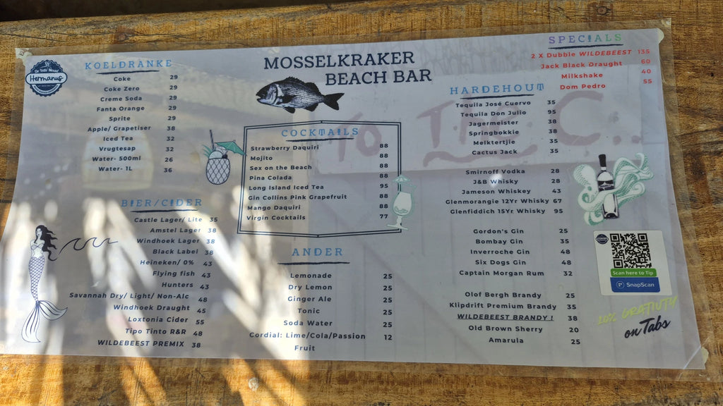De Vette Mossel Hermanus | Beach Seafood Restaurant Experience, Hermanus South Africa