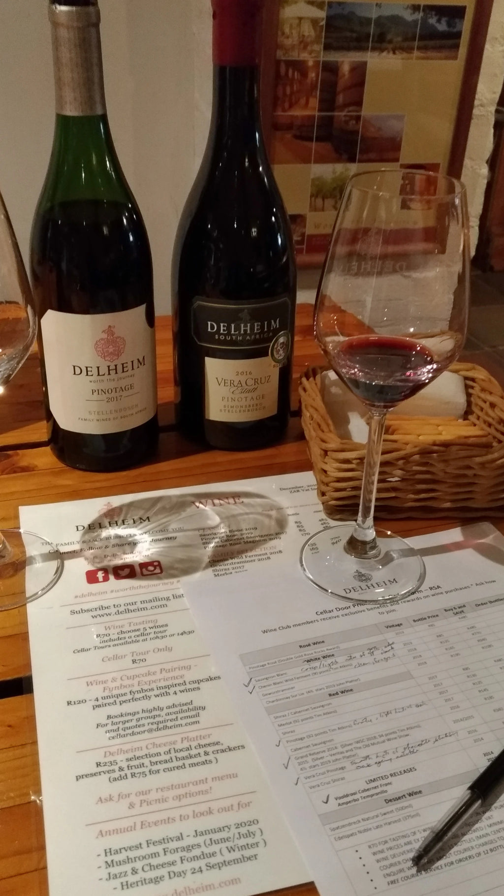 Delheim Wine Estate, Stellenbosch South Africa