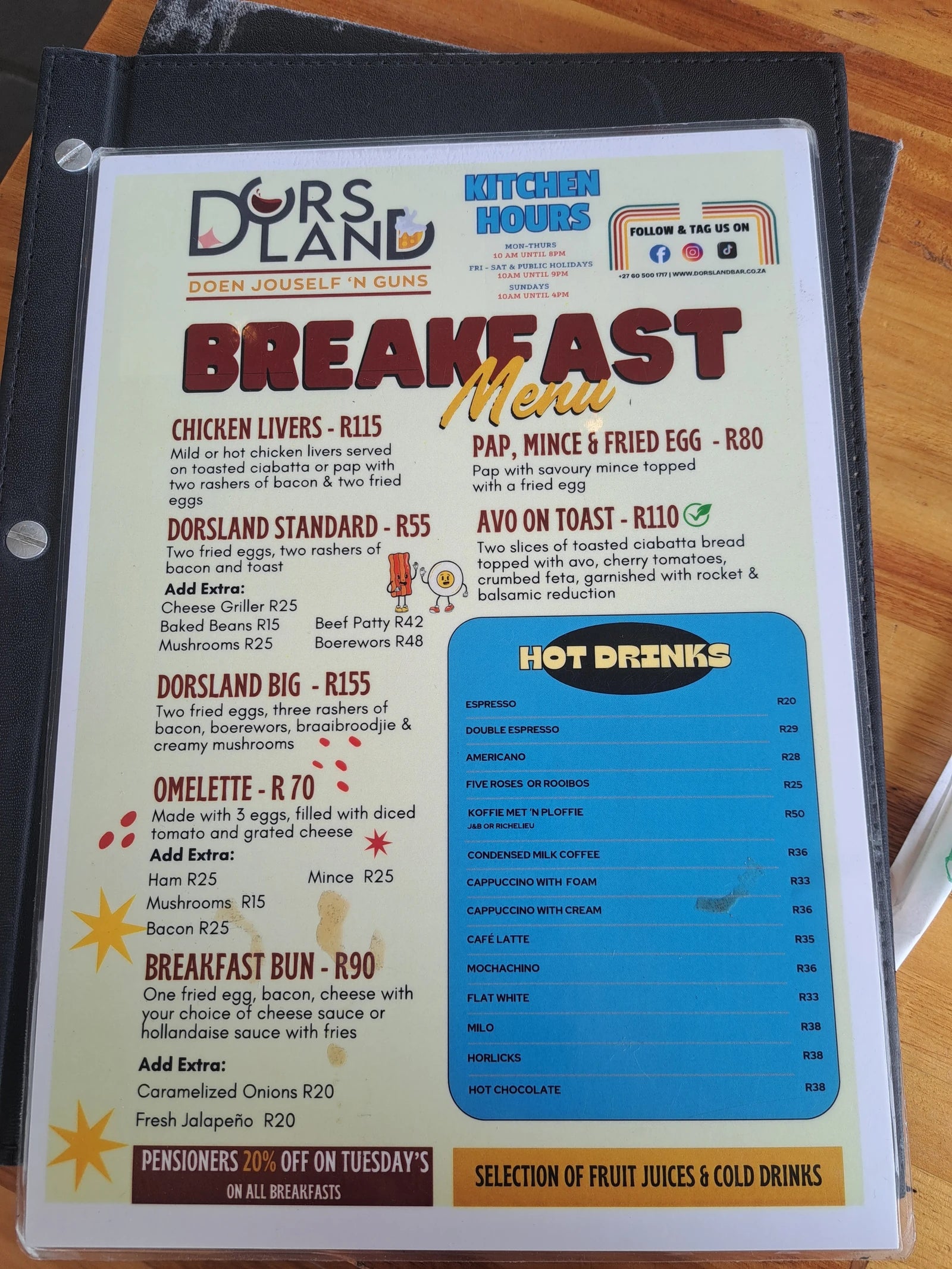 Dorsland Restaurant & Craft Bar, Modimolle South Africa