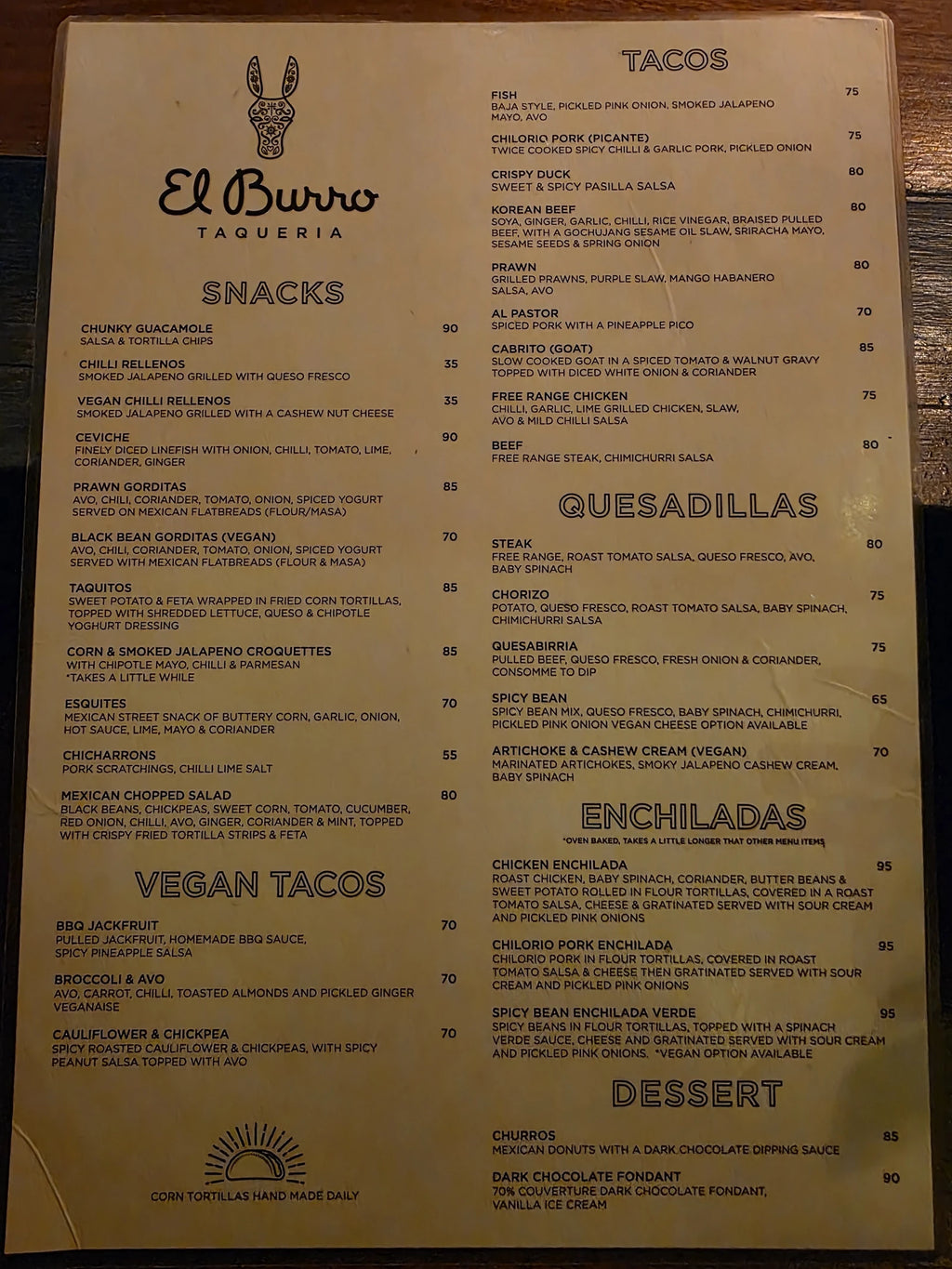 El Burro Greenpoint, Cape Town South Africa
