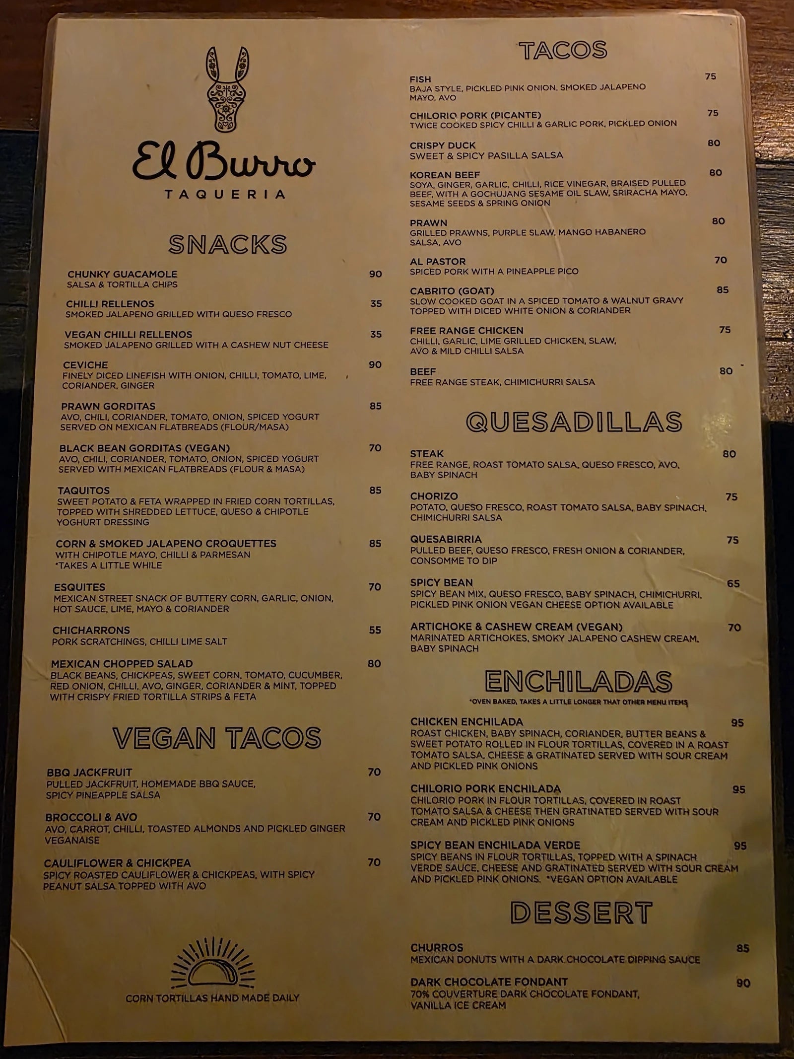 El Burro Greenpoint, Cape Town South Africa