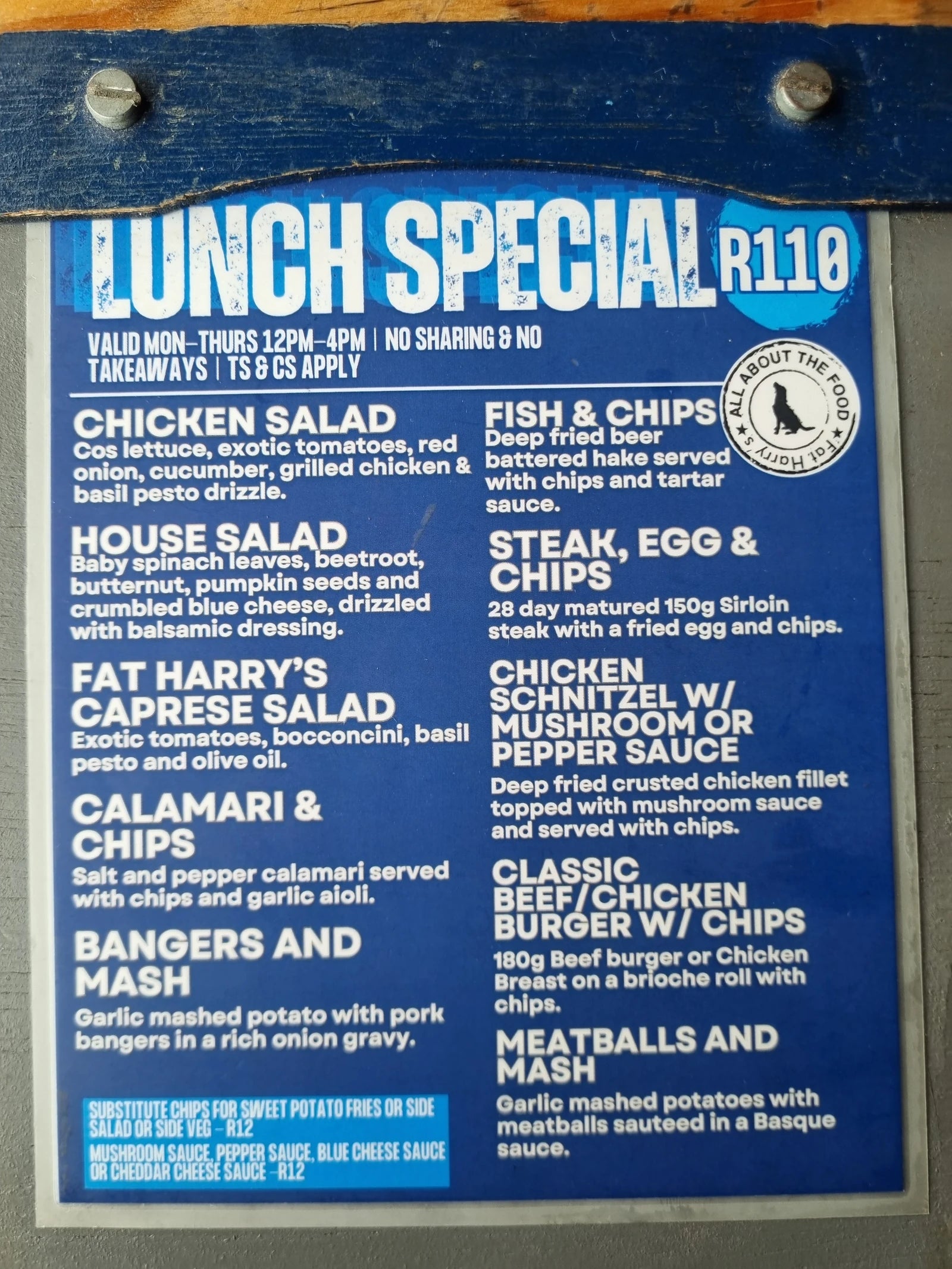 Fat Harry's, Cape Town South Africa