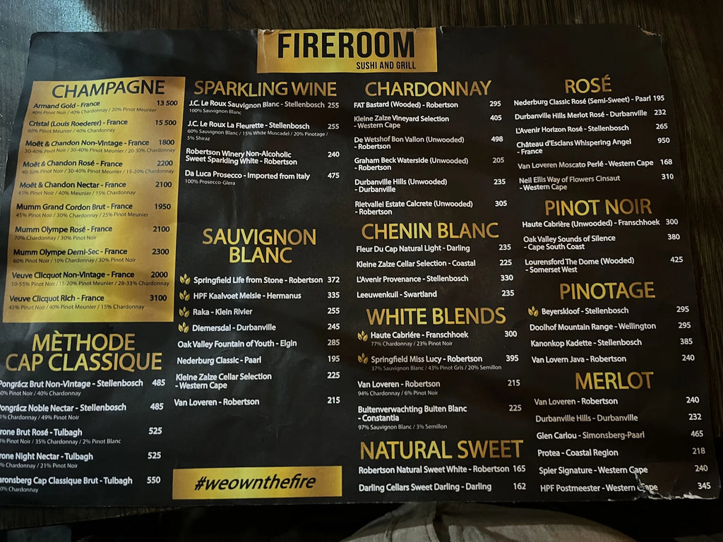 Fireroom Montecasino, Sandton South Africa