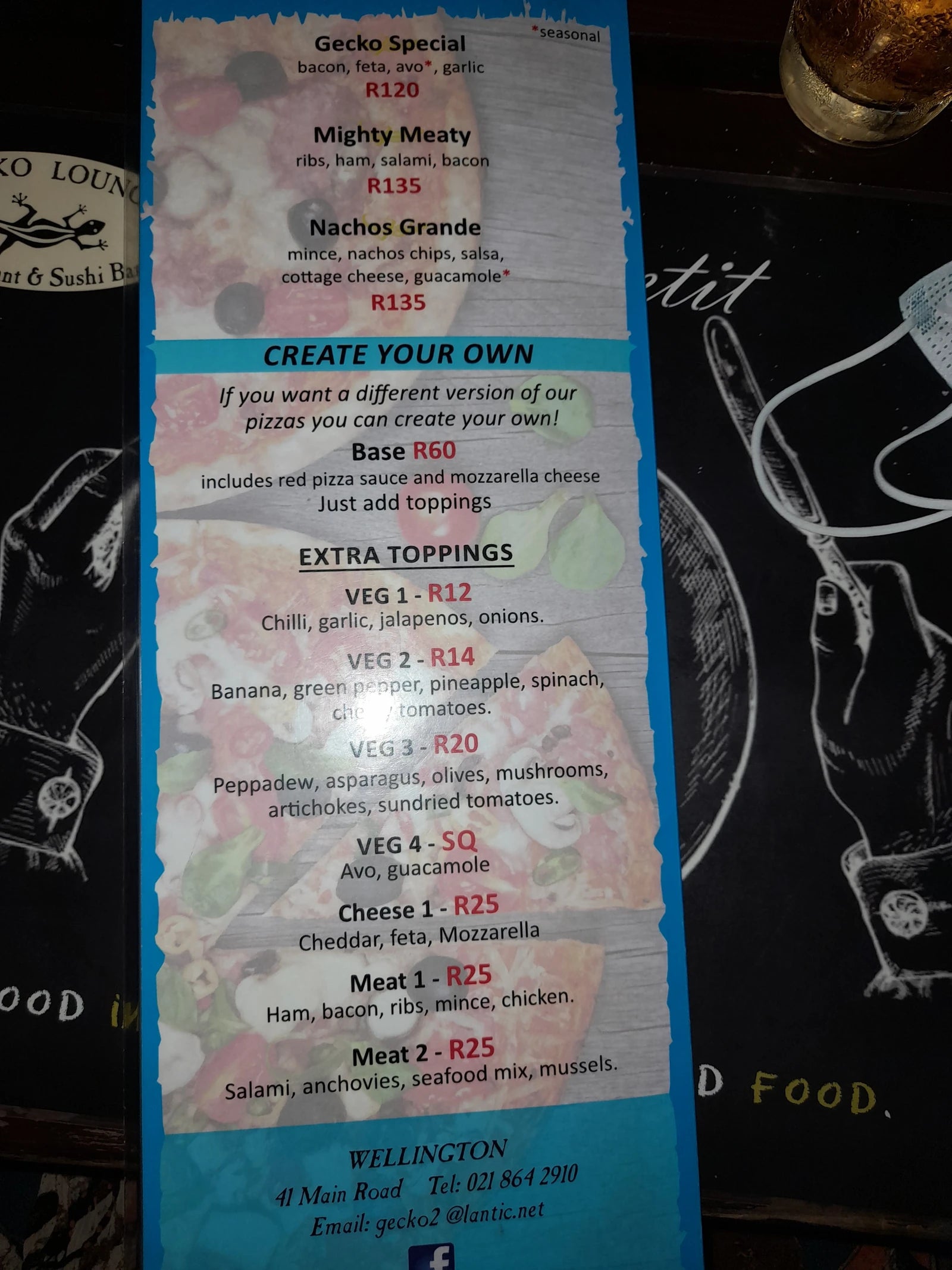 Gecko Lounge Wellington, 
Wellington South Africa