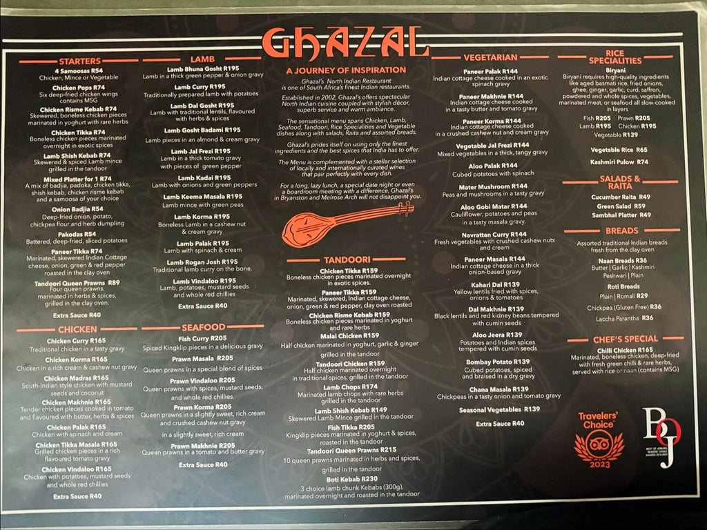 Ghazal, Sandton South Africa
