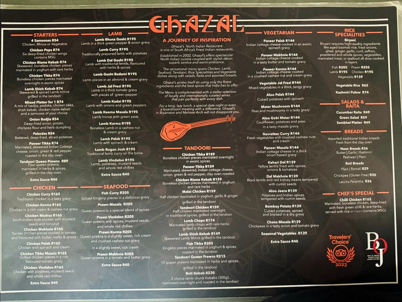 Ghazal, Sandton South Africa