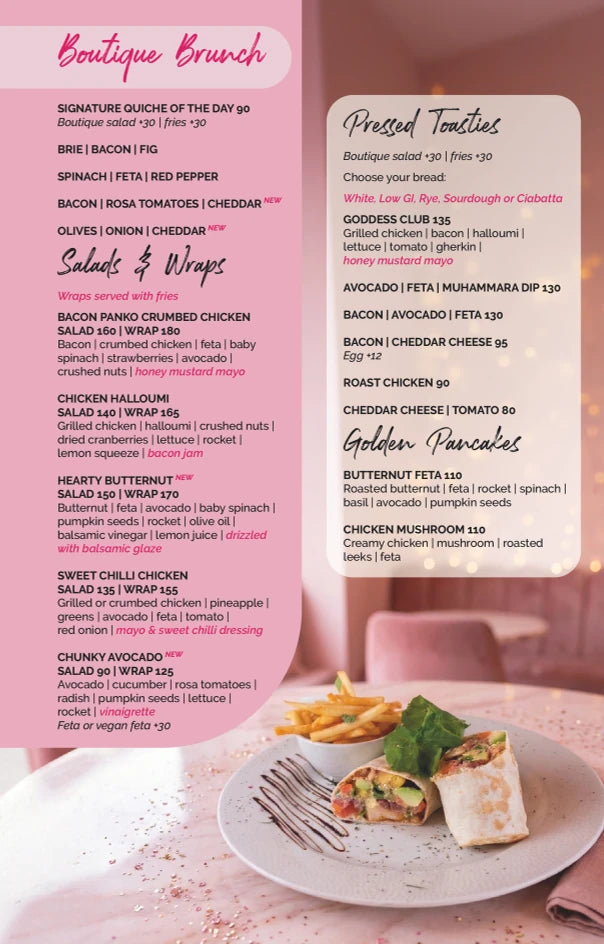 Goddess Cafe Rietondale, Pretoria South Africa