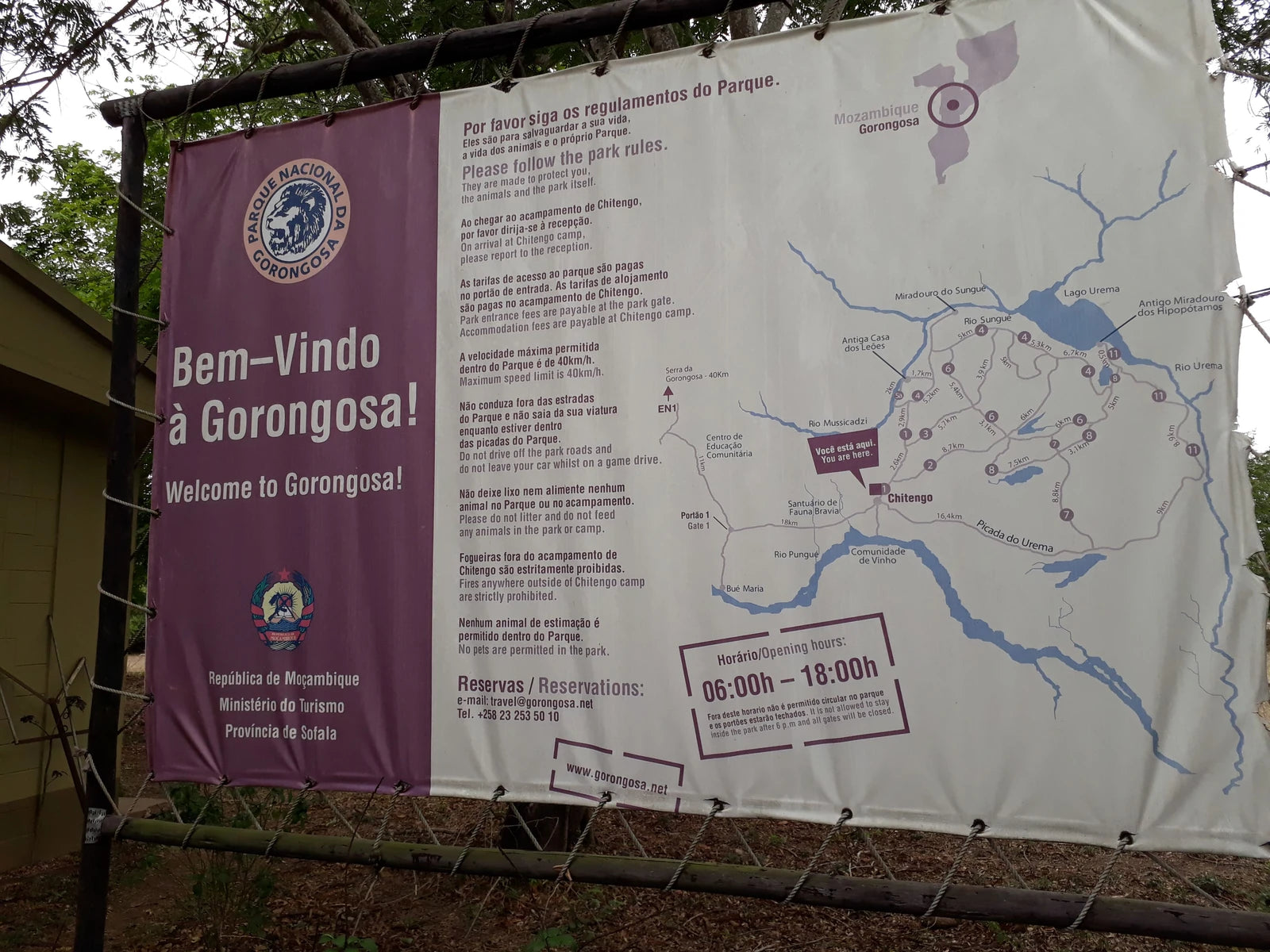 Gorongosa National Park, Goinha Mozambique